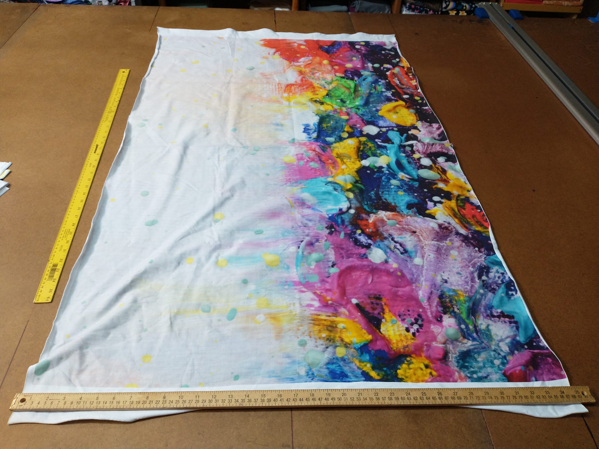 R38 Retail – Double Brushed Poly – Color Palette Cream Panel – By The ...