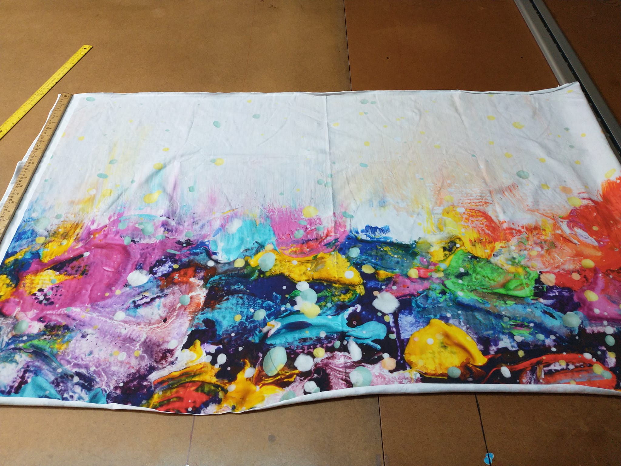 R38 Retail – Double Brushed Poly – Color Palette Cream Panel – By The ...